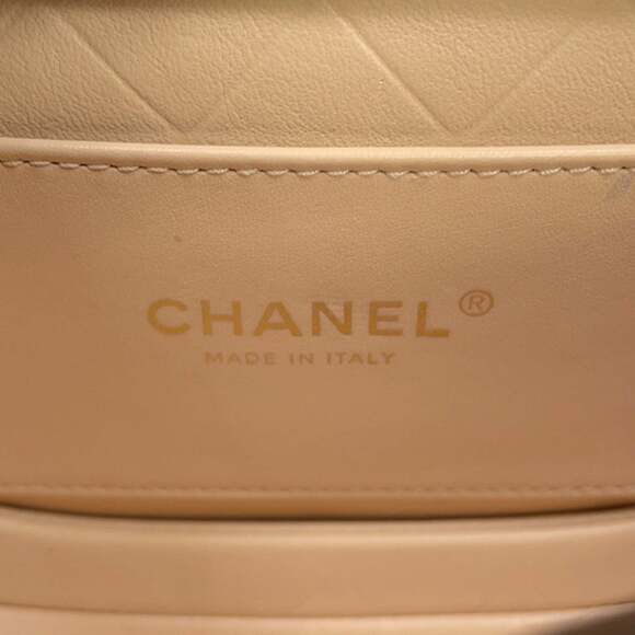 Chanel Chain Shoulder Bag with Coco Mark and Matelasse Lambskin, AS2484, Black - Picture 16 of 16